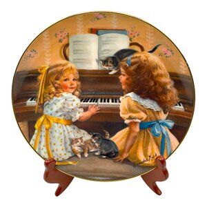 Vintage Collector Plate Reco Afternoon Recital 4th issue Days Gone By Series 9.5